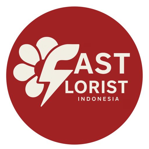 Gambar Logo Bulat Fast Florist Indonesia