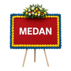 Gambar Papan Bunga di Medan